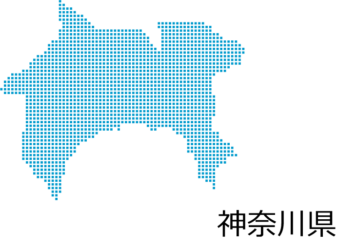 神奈川県の地図イメージ