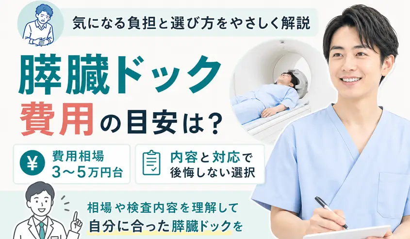 膵臓ドックの費用相場を解説！検査内容と受診頻度の考え方