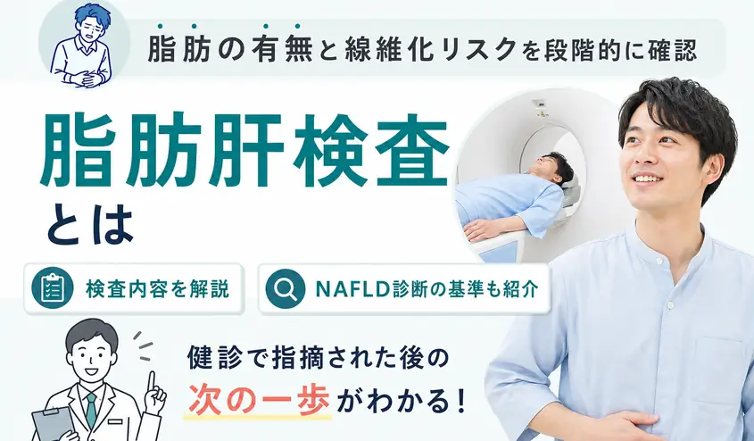 脂肪肝検査はどんな検査?内容とNAFLD診断の流れ