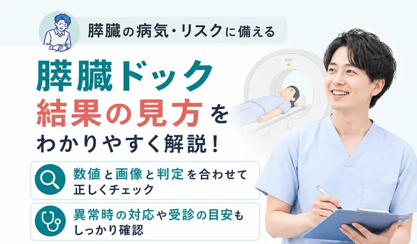 膵臓ドックの結果の見方とは？膵臓の数値異常と再検査が必要な状態を解説