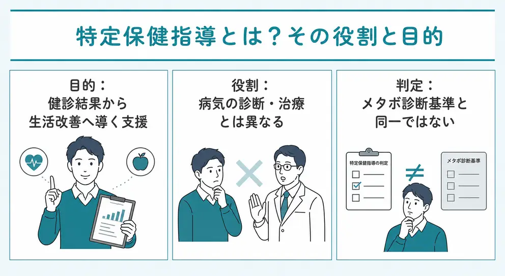 特定保健指導は生活習慣の改善を専門職が支える制度